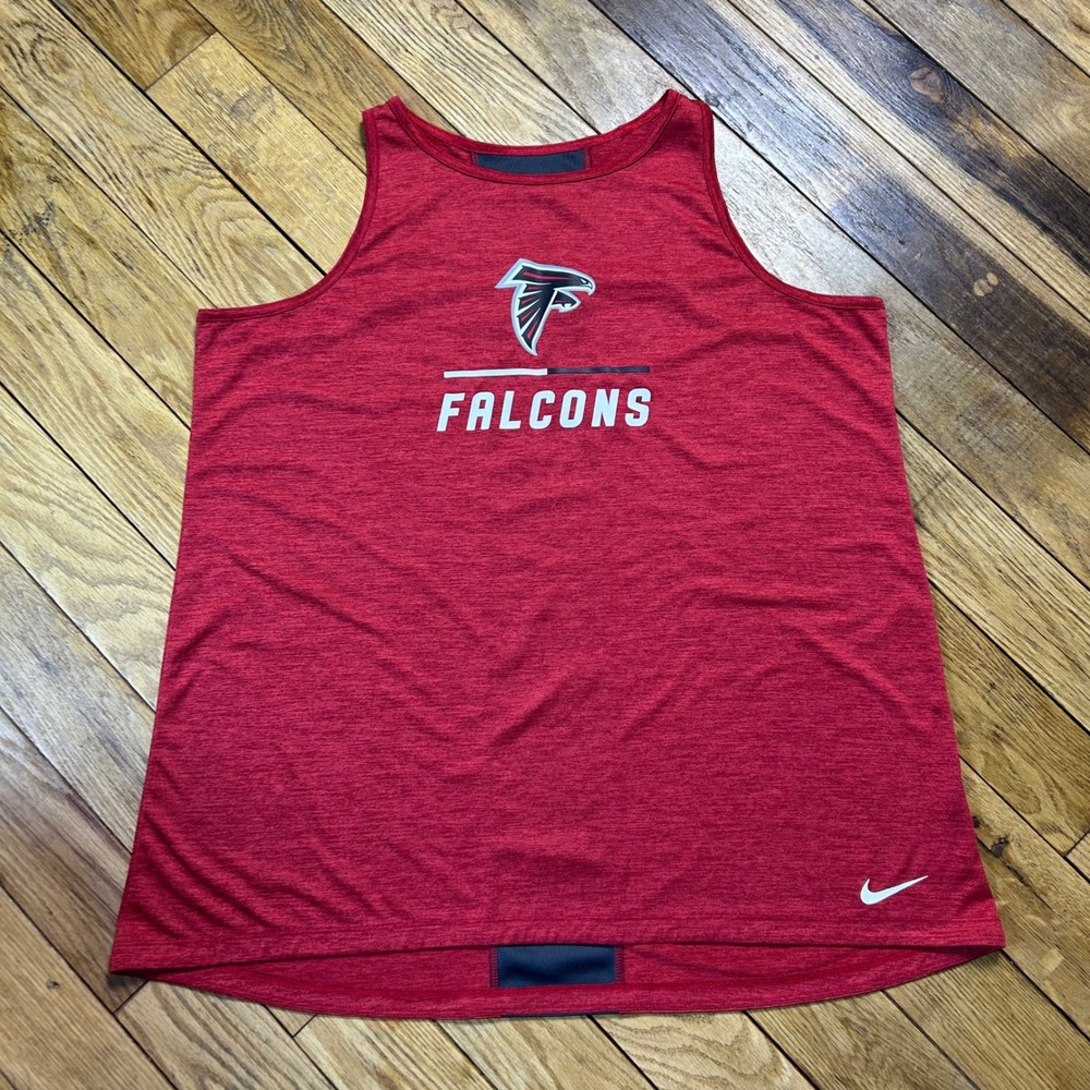 Atlanta‎ Falcons Nike Dri-Fit Tank Top Men's TG Large Red NFL Football